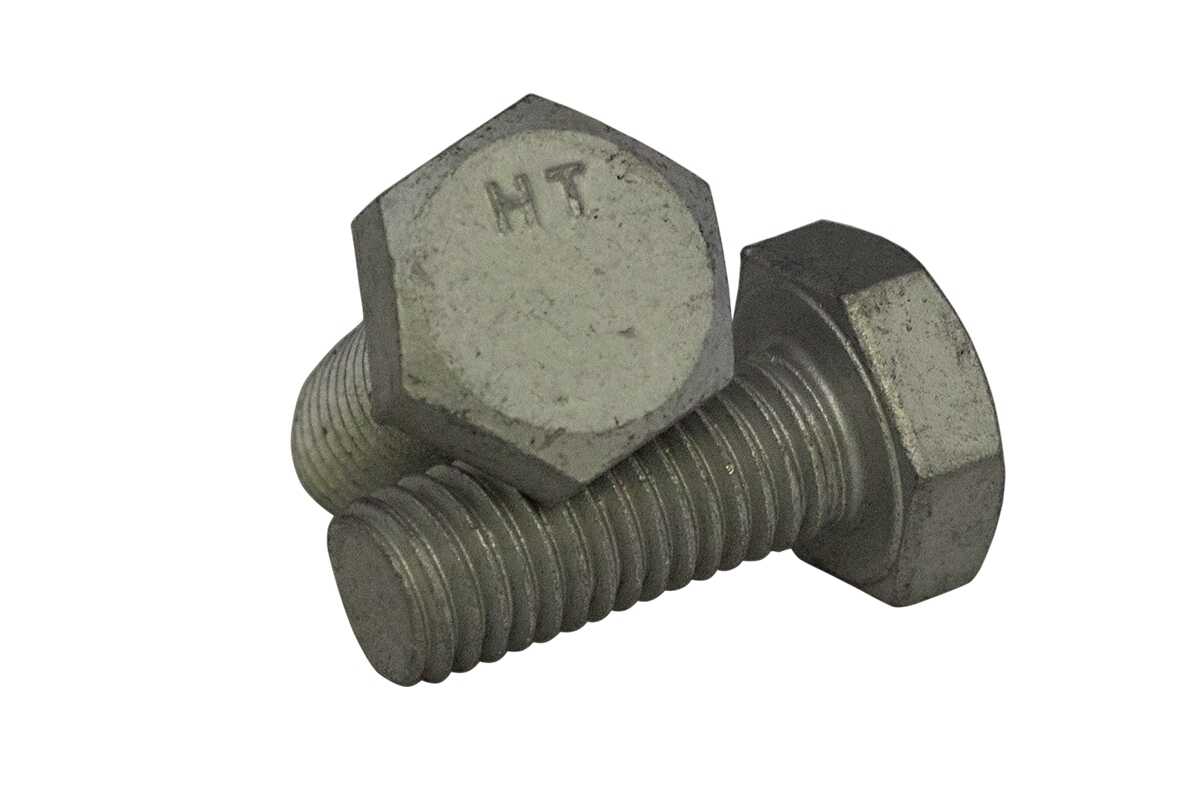 Болт шестигранний M12x45 5.8 цинк